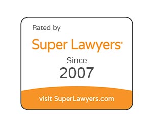 Rated by super lawyers since 2007